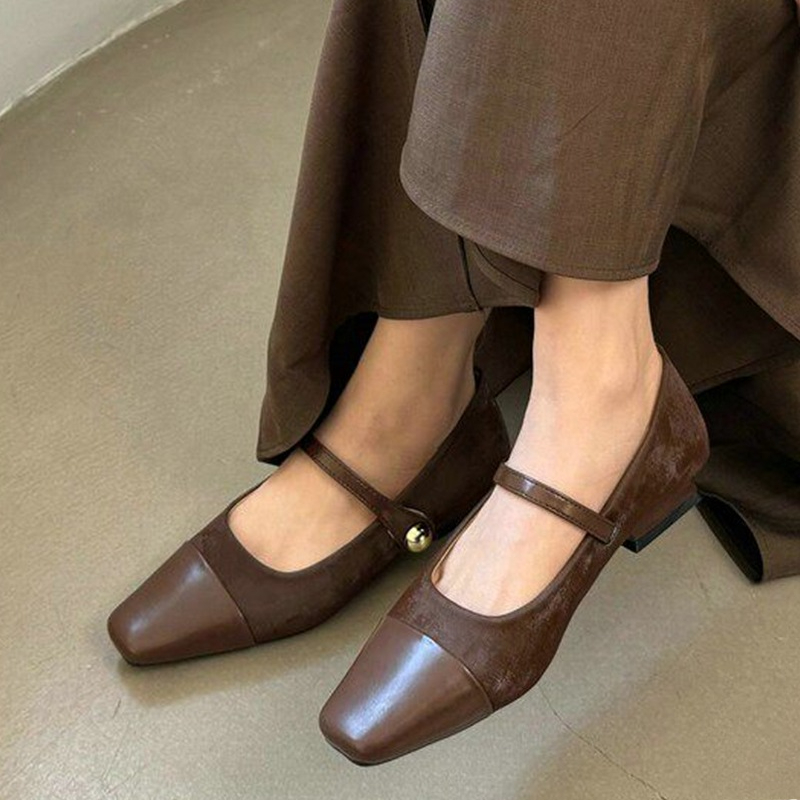 Square Toe Mule - Mary Jane Kadınlar için Ayakkabılar Zarif