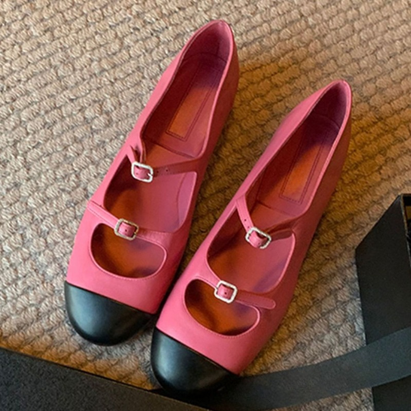 Women Shoes Brand - Şık Mary Jane Kadın Ayakkabıları Kemer