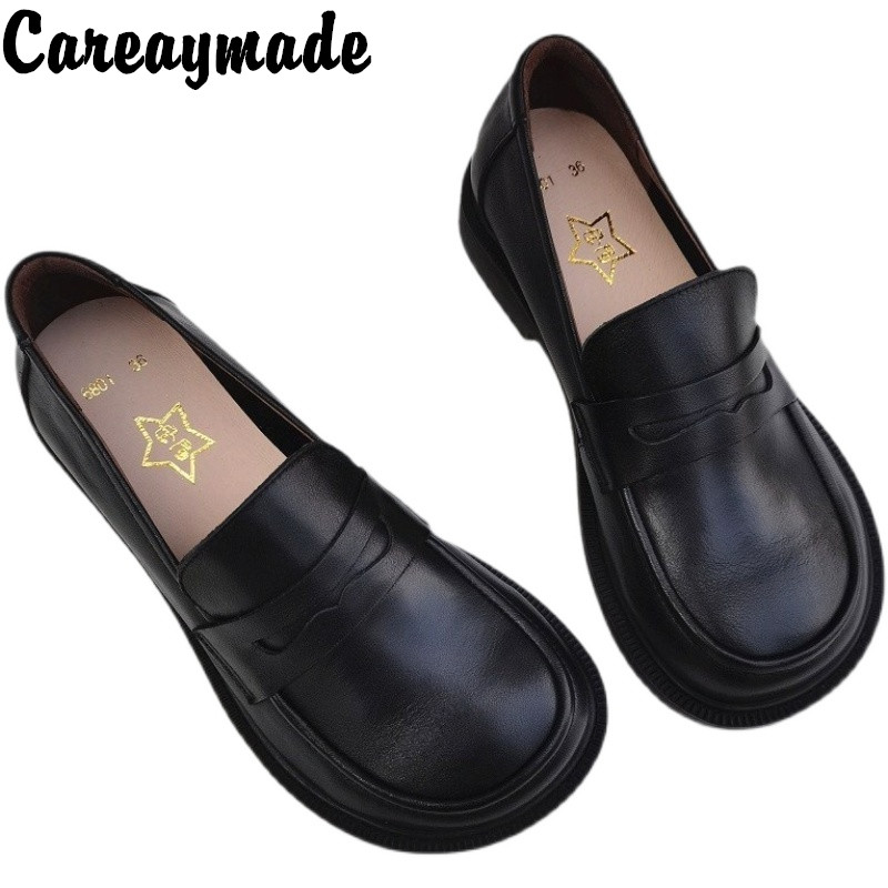 Women'S Shoes To Men'S - Careaymade-gündelik kadın ayakkabısı Oxford ayakkabı üzerinde