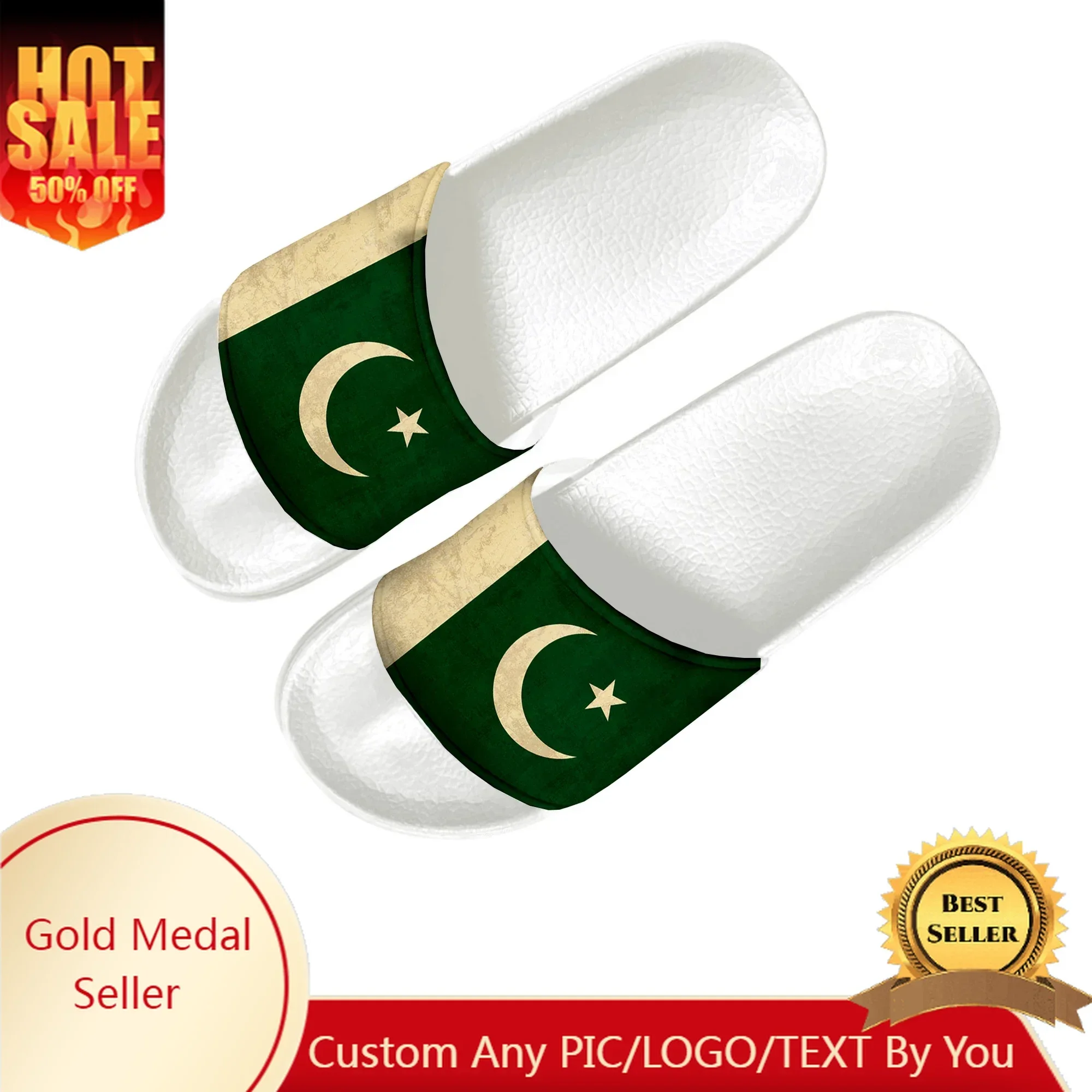 Women'S Shoes In Pakistan - Pakistan Bayraklı Terlikler, Ev İçin Su