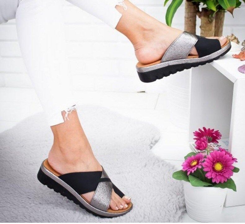 Women'S Shoes With Bunions - Kadın Ayakkabı Terlik Ortopedik Bunyon Düzeltici