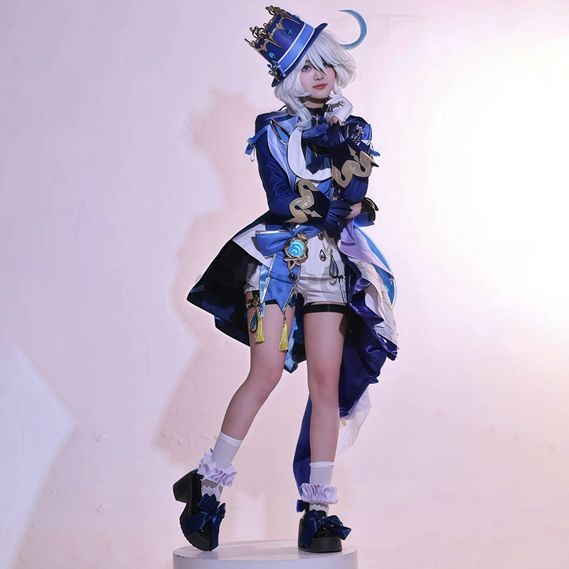 Women'S Shoes Zone - Furina Cosplay Kostümü Peruk Saç Impact