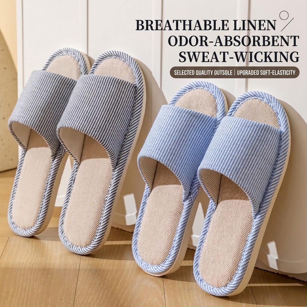Women'S Shoes To Men'S - Nefes Alabilen Keten Terlik Kadın Erkek