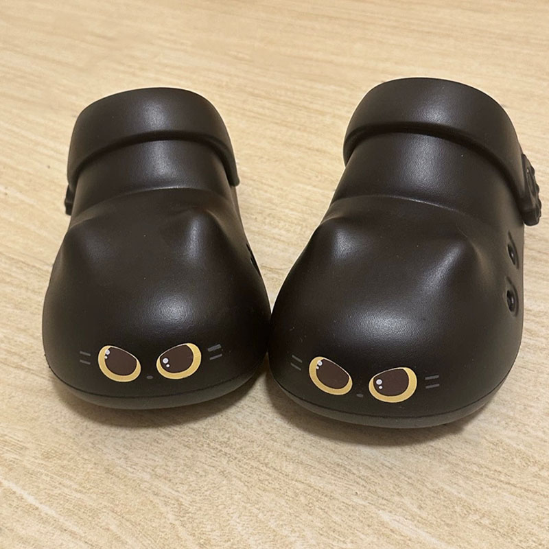 Women Shoes Black - Kadınlar için yeni yaratıcı siyah kedi