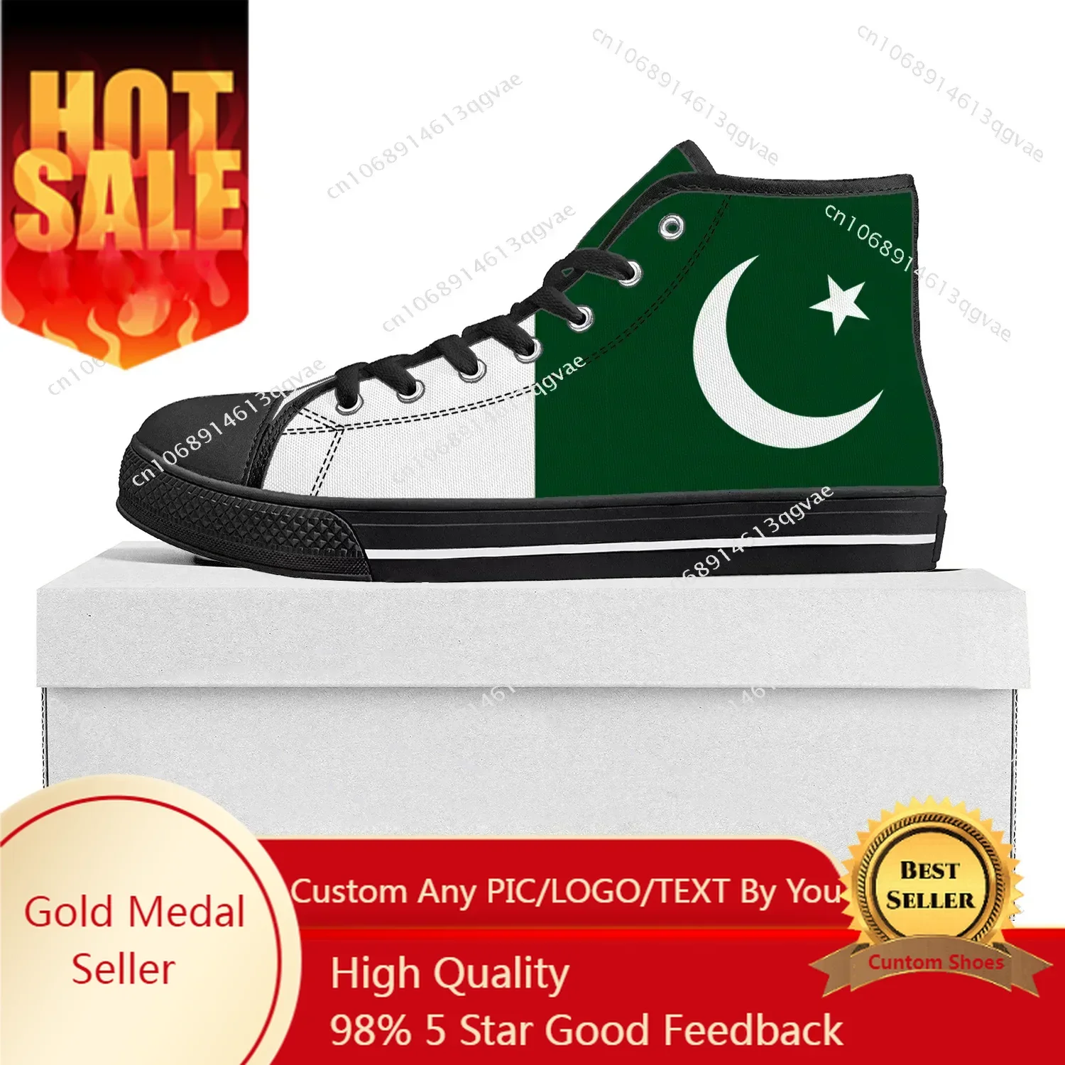 Women'S Shoes In Pakistan - Pakistan Bayraklı Yüksek Bilekli Yüksek Kaliteli
