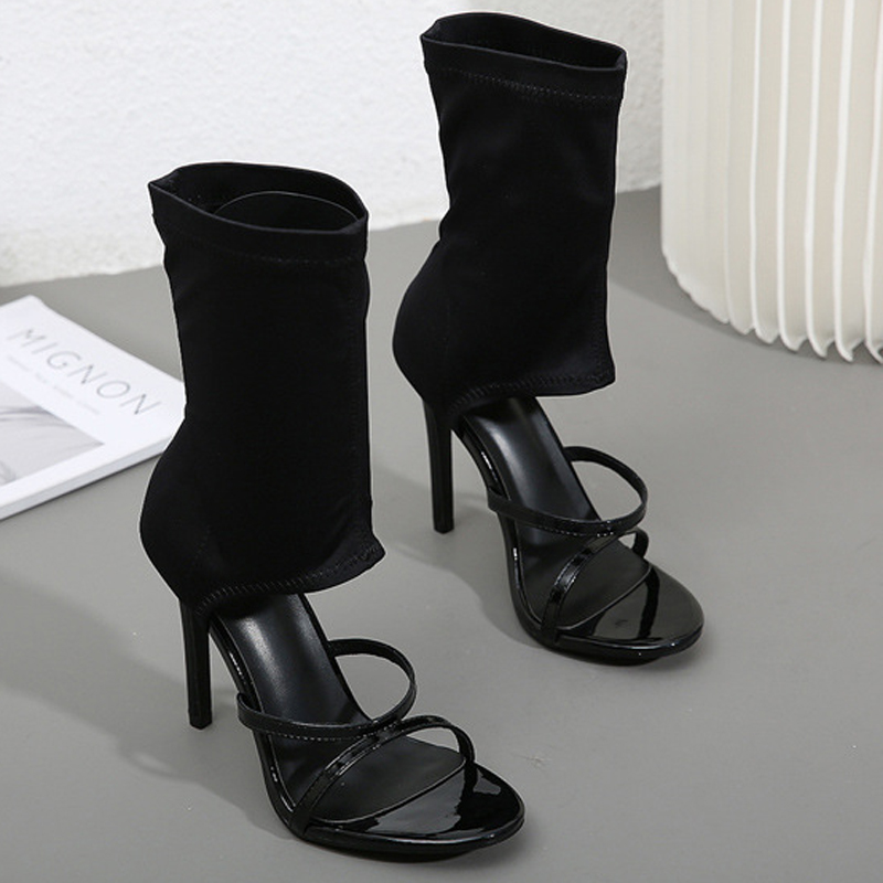 Moda Yüksek Top Elastik Kumaş  - Women Shoes Boots incelemesi ve fiyatı