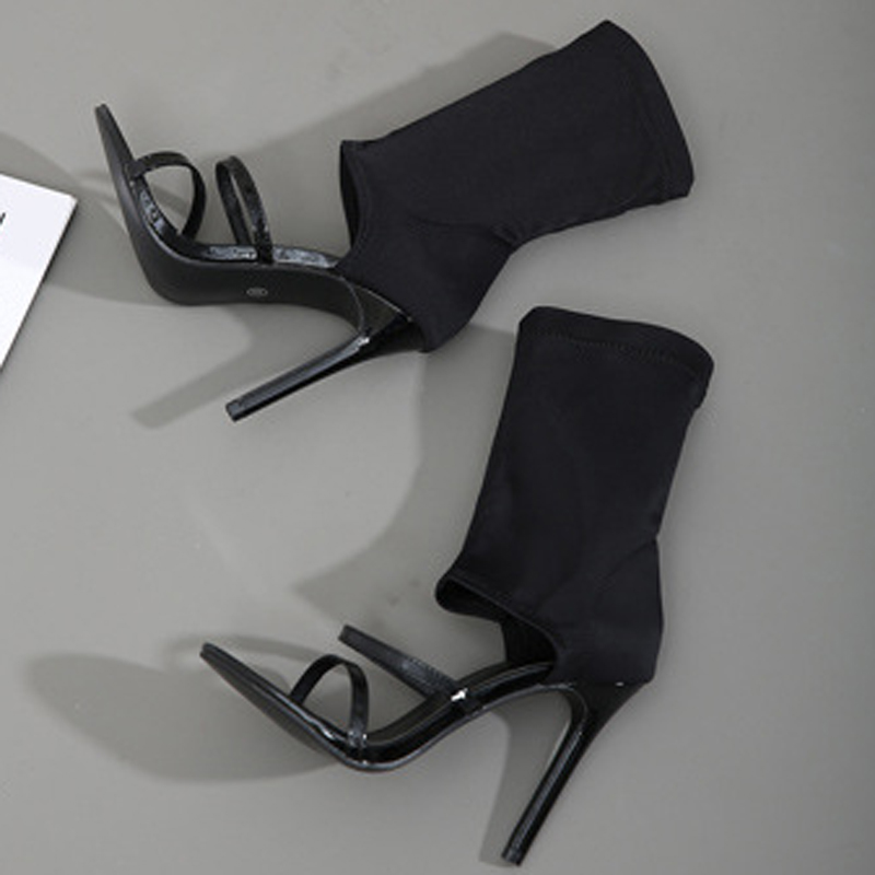 Moda Yüksek Top Elastik Kumaş  - Women Shoes Boots incelemesi ve fiyatı