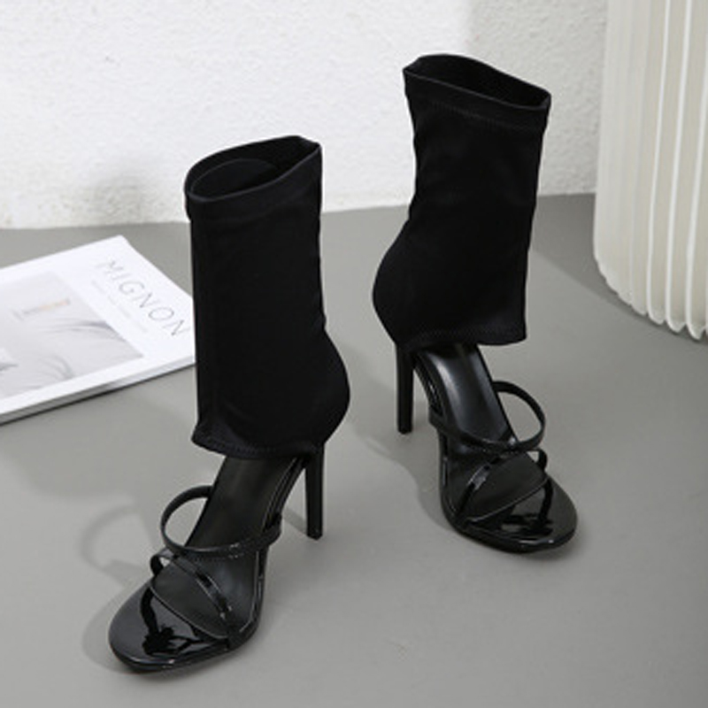 Moda Yüksek Top Elastik Kumaş  - Women Shoes Boots incelemesi ve fiyatı