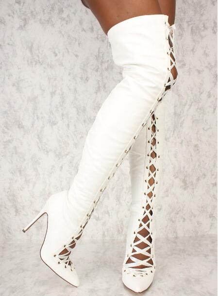 Moda Kadın Beyaz Siyah Düz Süe - Ribbon Tie Heel incelemesi ve fiyatı