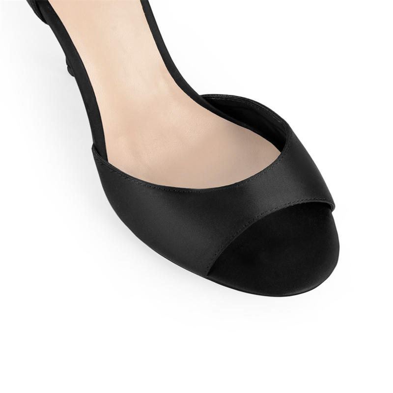 Onlymaker Puantiyeli Saten Yük - Ribbon Tie Heel incelemesi ve fiyatı
