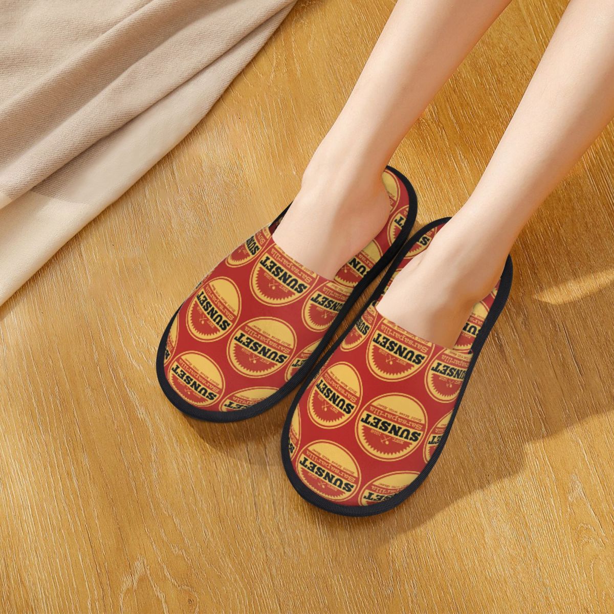 Özel Vintage Gün Batımı Sarsap - Women Shoes Logo incelemesi ve fiyatı