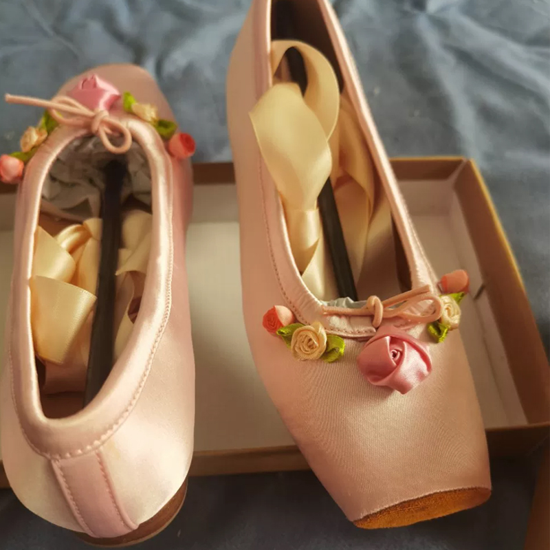 Kadın Pembe Saten Kare Burunlu - Ribbon Tie Heel incelemesi ve fiyatı