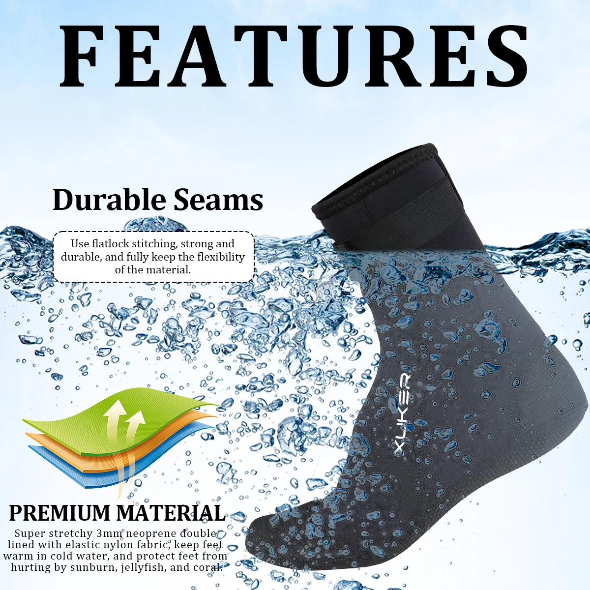 Erkek Kadın 3mm Neopren Çorap  - Women'S Shoes Neuropathy incelemesi ve fiyatı
