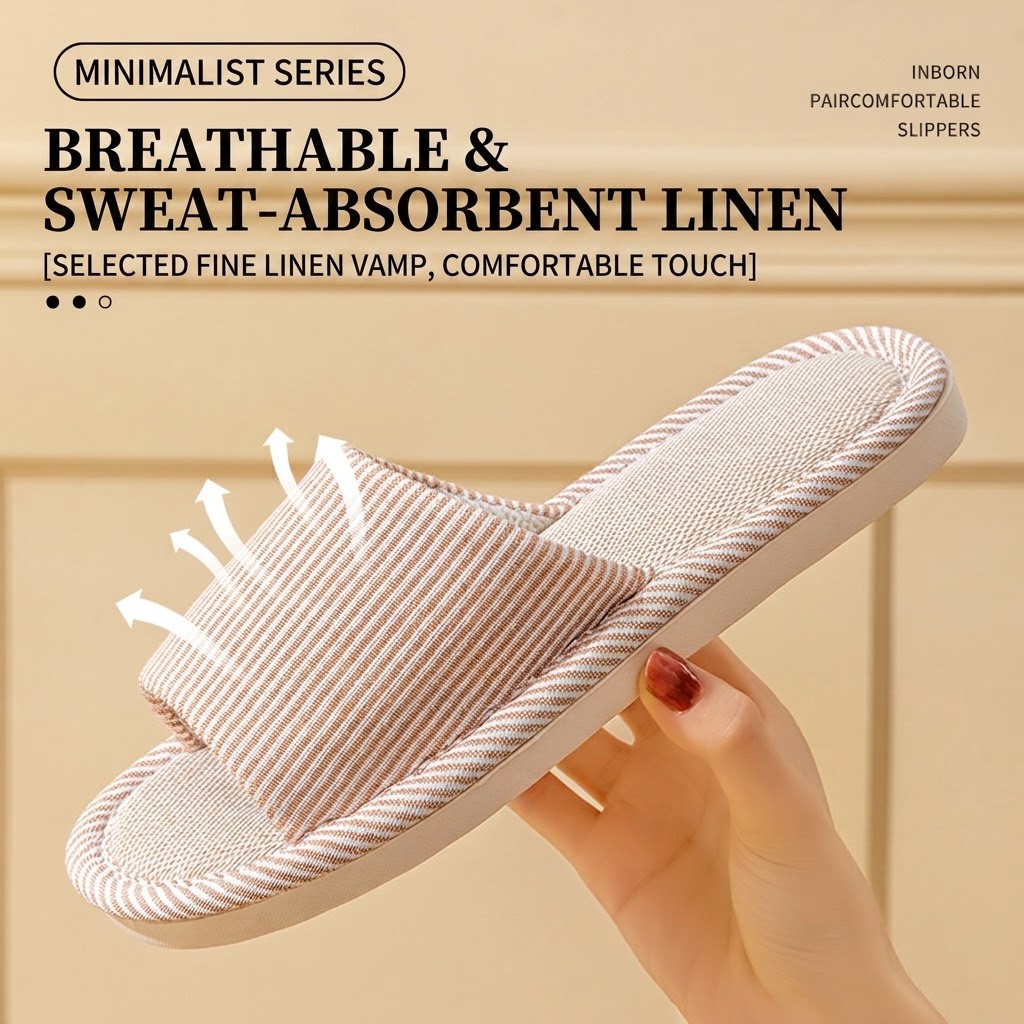 Nefes Alabilen Keten Terlik Ka - Women'S Shoes To Men'S incelemesi ve fiyatı