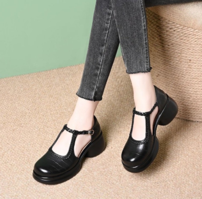 Kadın Siyah Timsah Desenli Mar - Women Shoes Black incelemesi ve fiyatı