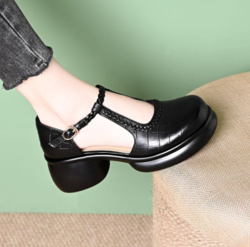 Kadın Siyah Timsah Desenli Mar - Women Shoes Black incelemesi ve fiyatı